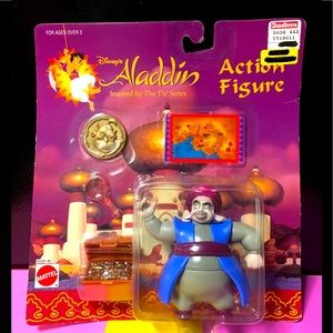 DISNEY’S ALADDIN VTG 90’s Action Figure Set NEW